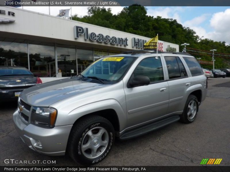 Silverstone Metallic / Light Gray 2006 Chevrolet TrailBlazer LS 4x4