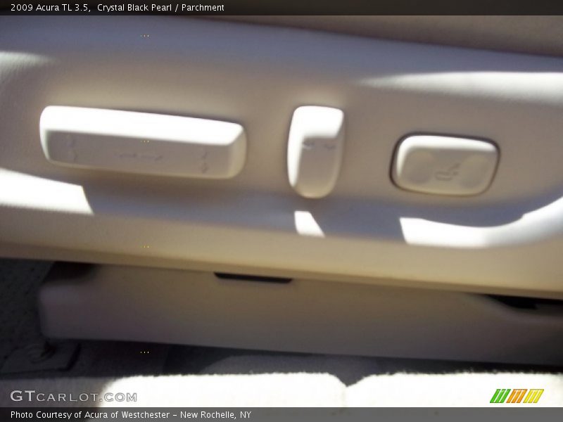 Crystal Black Pearl / Parchment 2009 Acura TL 3.5