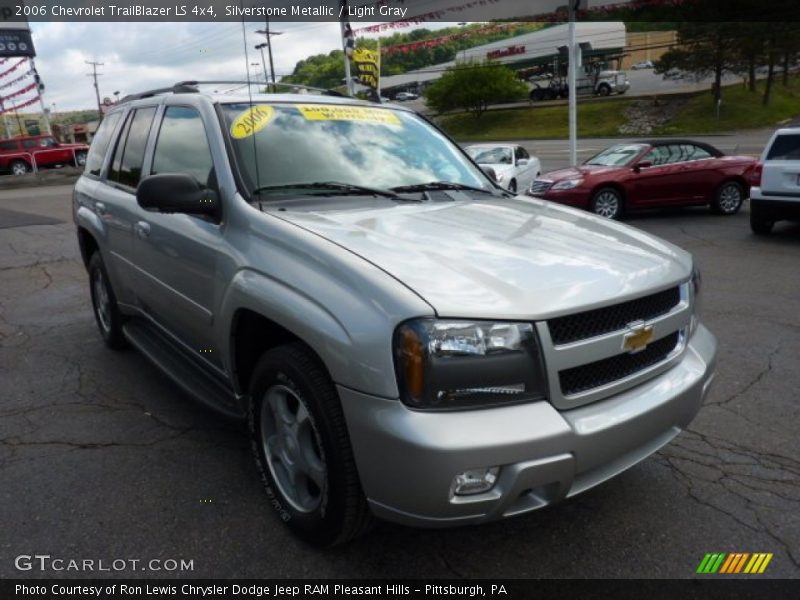 Silverstone Metallic / Light Gray 2006 Chevrolet TrailBlazer LS 4x4