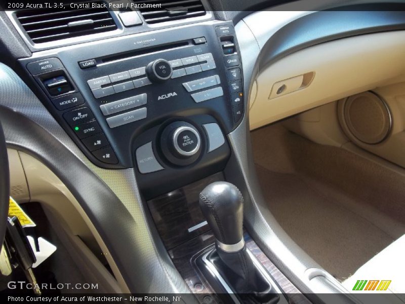 Crystal Black Pearl / Parchment 2009 Acura TL 3.5