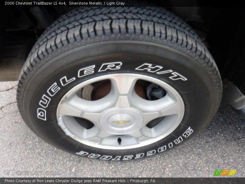 Silverstone Metallic / Light Gray 2006 Chevrolet TrailBlazer LS 4x4