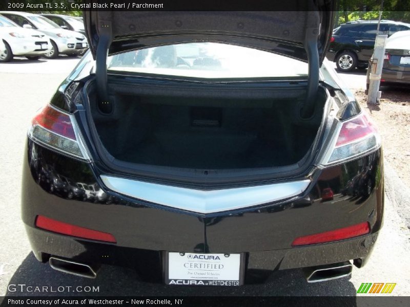 Crystal Black Pearl / Parchment 2009 Acura TL 3.5