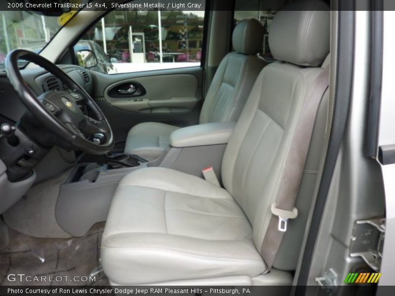 Silverstone Metallic / Light Gray 2006 Chevrolet TrailBlazer LS 4x4
