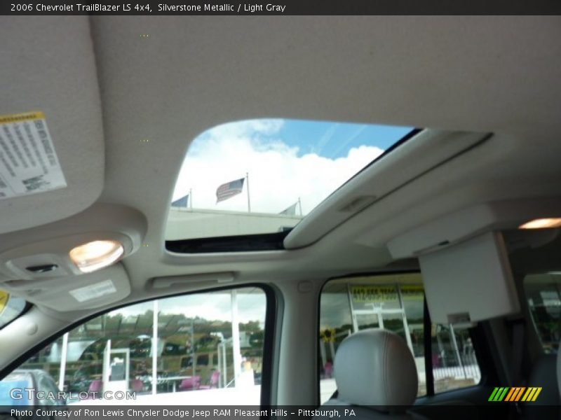Silverstone Metallic / Light Gray 2006 Chevrolet TrailBlazer LS 4x4