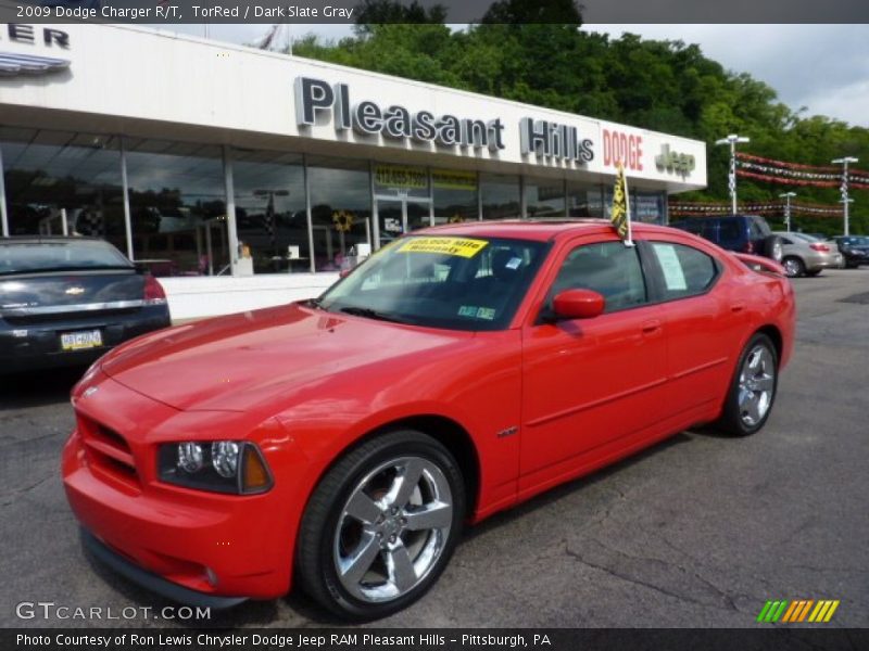 TorRed / Dark Slate Gray 2009 Dodge Charger R/T