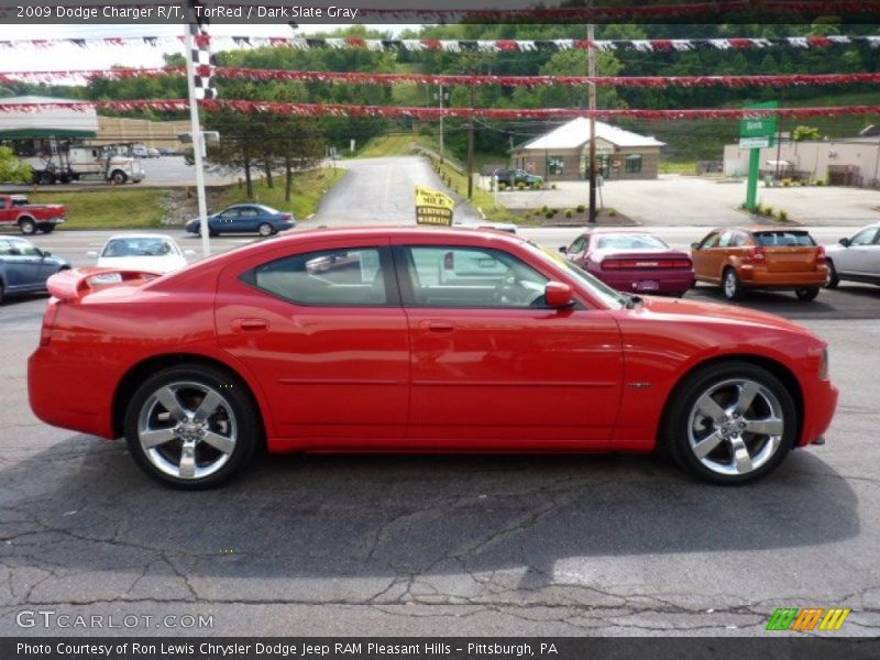 TorRed / Dark Slate Gray 2009 Dodge Charger R/T
