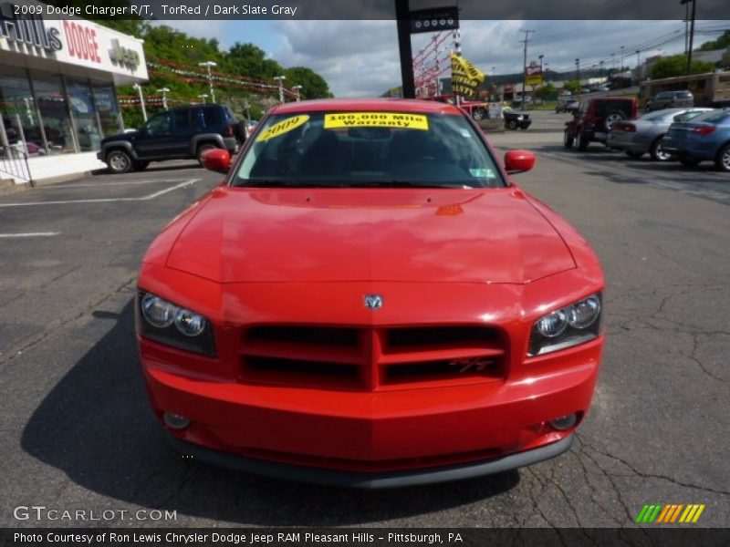 TorRed / Dark Slate Gray 2009 Dodge Charger R/T