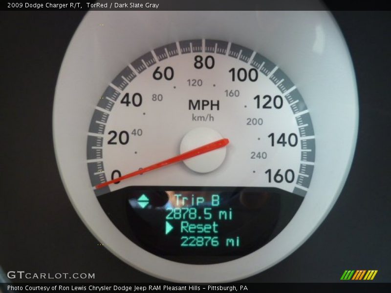 TorRed / Dark Slate Gray 2009 Dodge Charger R/T