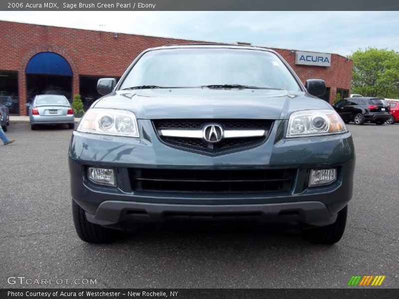 Sage Brush Green Pearl / Ebony 2006 Acura MDX