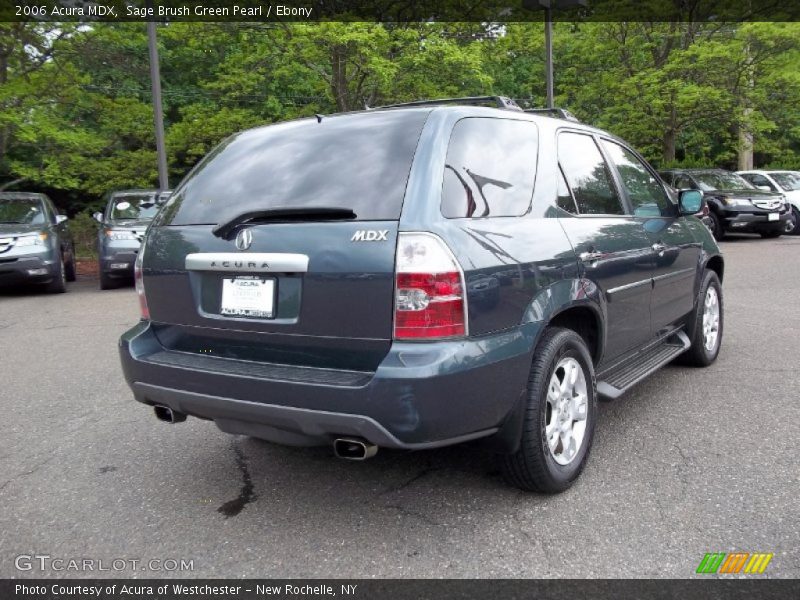 Sage Brush Green Pearl / Ebony 2006 Acura MDX