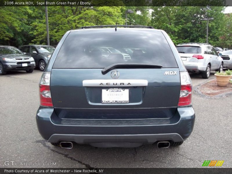 Sage Brush Green Pearl / Ebony 2006 Acura MDX
