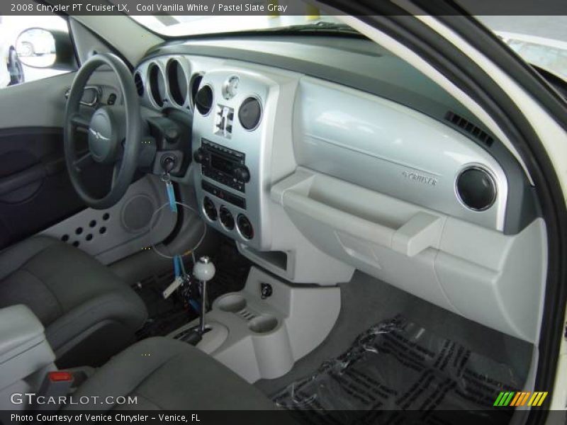 Cool Vanilla White / Pastel Slate Gray 2008 Chrysler PT Cruiser LX