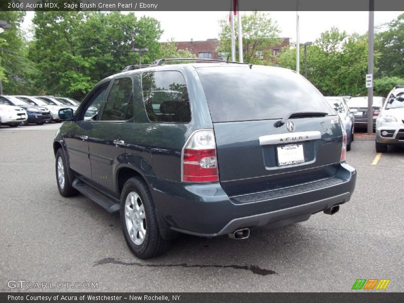 Sage Brush Green Pearl / Ebony 2006 Acura MDX