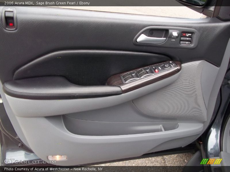 Sage Brush Green Pearl / Ebony 2006 Acura MDX