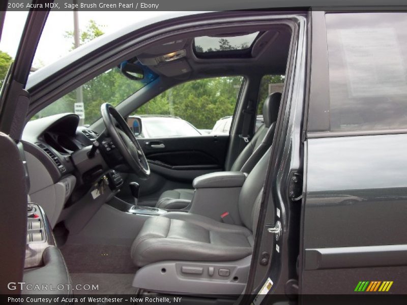 Sage Brush Green Pearl / Ebony 2006 Acura MDX