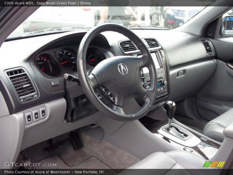 Sage Brush Green Pearl / Ebony 2006 Acura MDX
