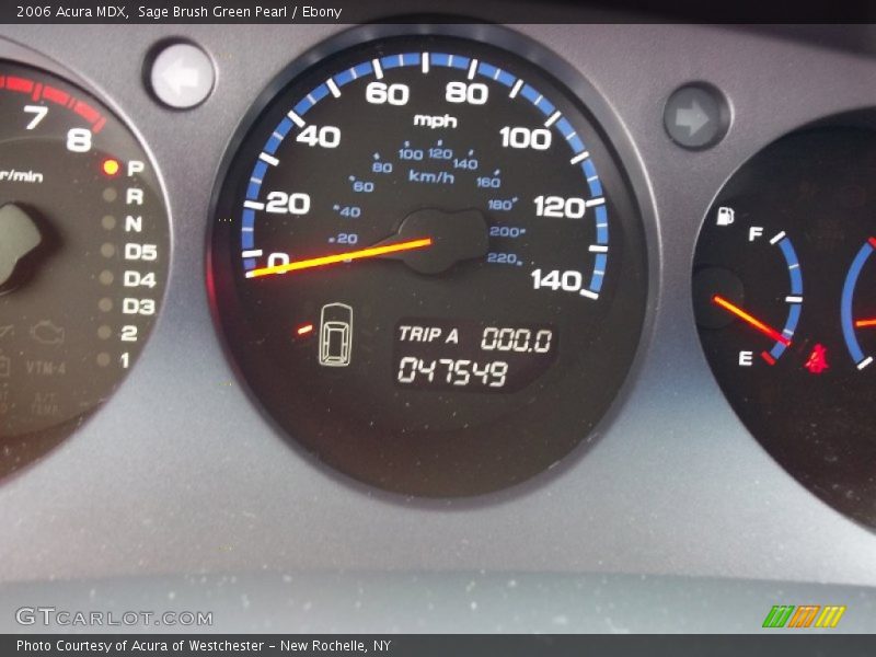 Sage Brush Green Pearl / Ebony 2006 Acura MDX