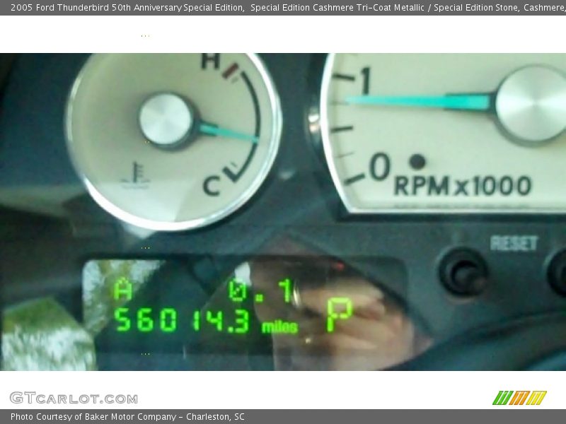 Special Edition Cashmere Tri-Coat Metallic / Special Edition Stone, Cashmere, Soft Gold 2005 Ford Thunderbird 50th Anniversary Special Edition