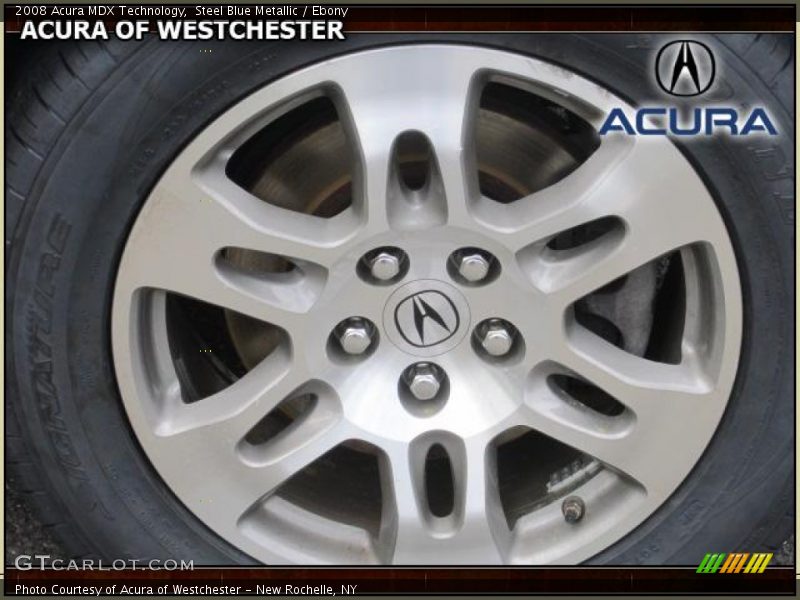 Steel Blue Metallic / Ebony 2008 Acura MDX Technology