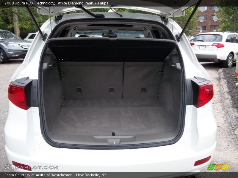 White Diamond Pearl / Taupe 2008 Acura RDX Technology