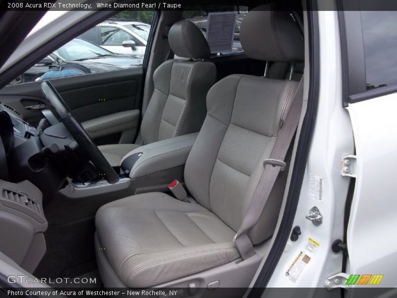 White Diamond Pearl / Taupe 2008 Acura RDX Technology