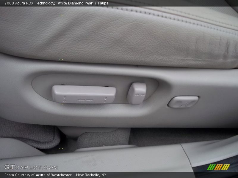 White Diamond Pearl / Taupe 2008 Acura RDX Technology