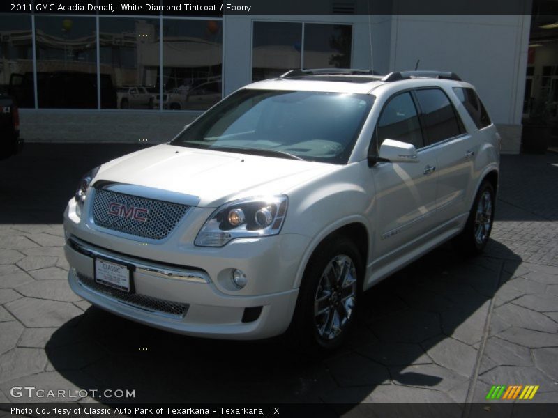 White Diamond Tintcoat / Ebony 2011 GMC Acadia Denali