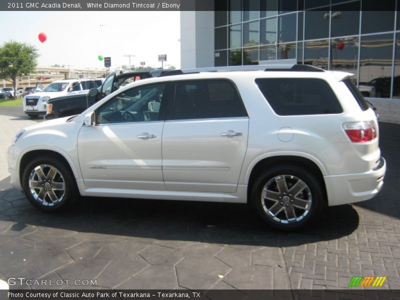 White Diamond Tintcoat / Ebony 2011 GMC Acadia Denali