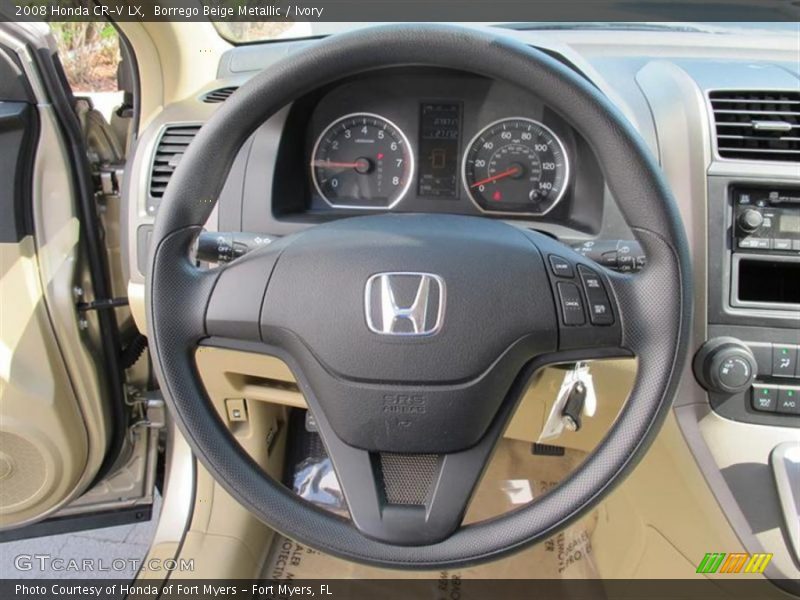 Borrego Beige Metallic / Ivory 2008 Honda CR-V LX