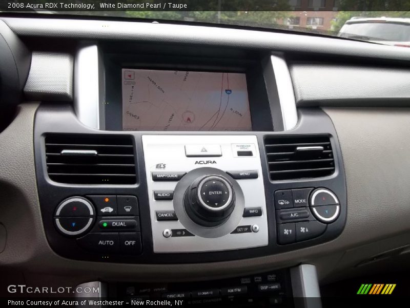 White Diamond Pearl / Taupe 2008 Acura RDX Technology