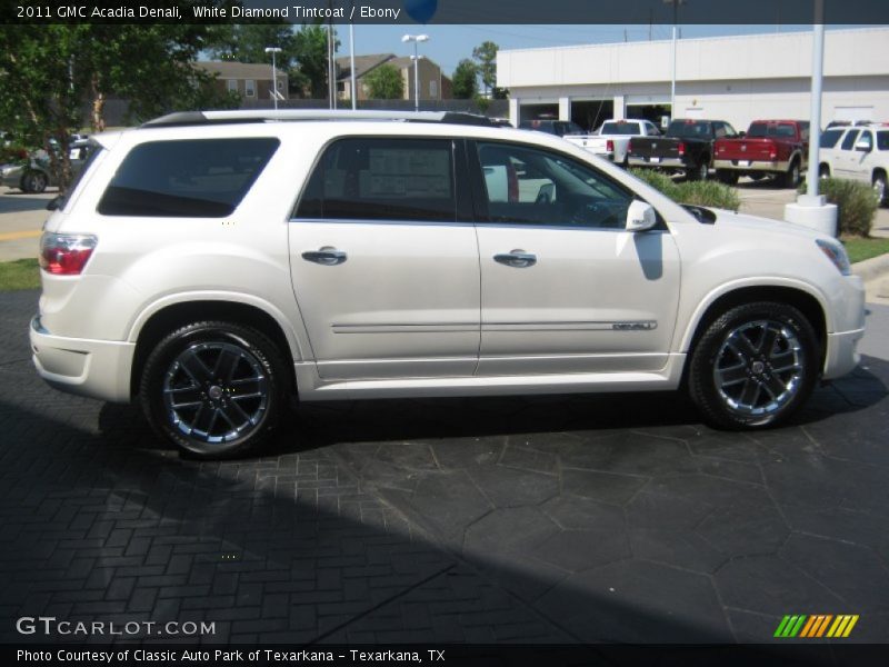 White Diamond Tintcoat / Ebony 2011 GMC Acadia Denali