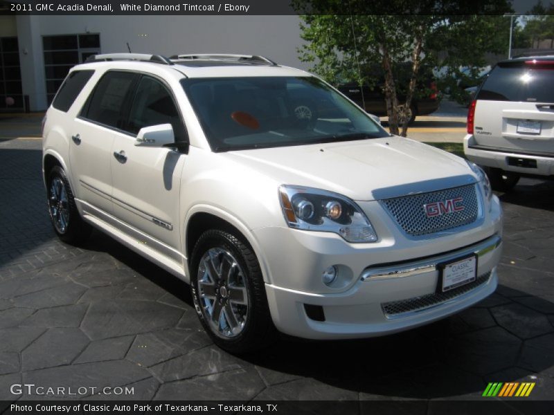 White Diamond Tintcoat / Ebony 2011 GMC Acadia Denali