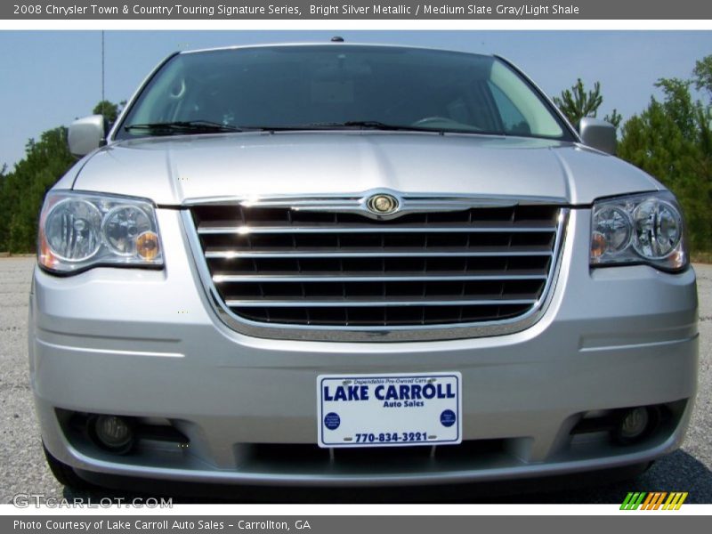 Bright Silver Metallic / Medium Slate Gray/Light Shale 2008 Chrysler Town & Country Touring Signature Series