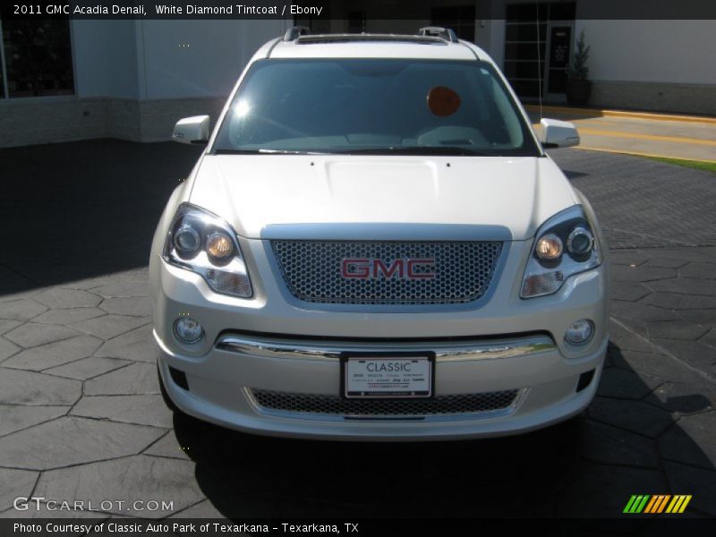 White Diamond Tintcoat / Ebony 2011 GMC Acadia Denali