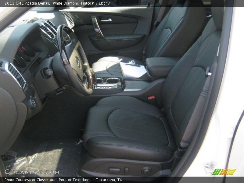 White Diamond Tintcoat / Ebony 2011 GMC Acadia Denali