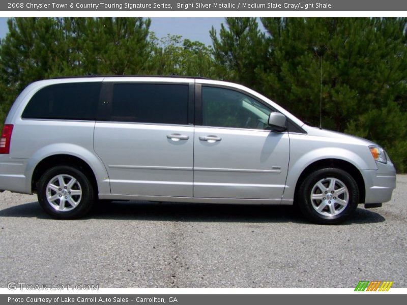 Bright Silver Metallic / Medium Slate Gray/Light Shale 2008 Chrysler Town & Country Touring Signature Series
