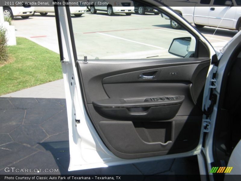 White Diamond Tintcoat / Ebony 2011 GMC Acadia Denali