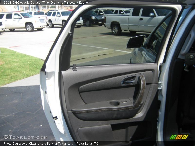 White Diamond Tintcoat / Ebony 2011 GMC Acadia Denali