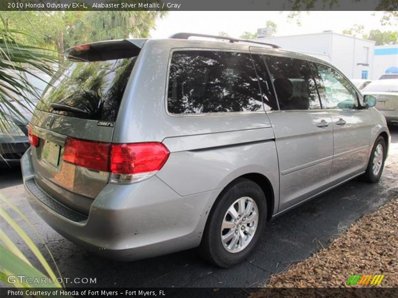 Alabaster Silver Metallic / Gray 2010 Honda Odyssey EX-L