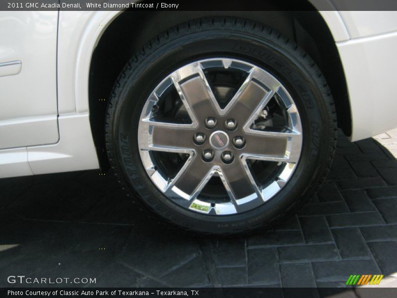 White Diamond Tintcoat / Ebony 2011 GMC Acadia Denali