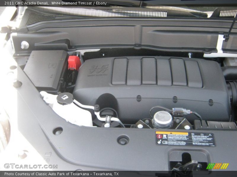 White Diamond Tintcoat / Ebony 2011 GMC Acadia Denali