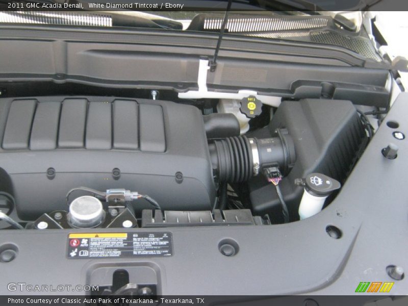 White Diamond Tintcoat / Ebony 2011 GMC Acadia Denali