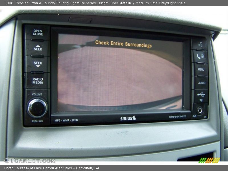 Bright Silver Metallic / Medium Slate Gray/Light Shale 2008 Chrysler Town & Country Touring Signature Series