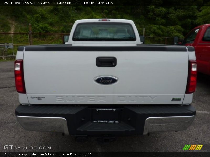 Oxford White / Steel Gray 2011 Ford F250 Super Duty XL Regular Cab