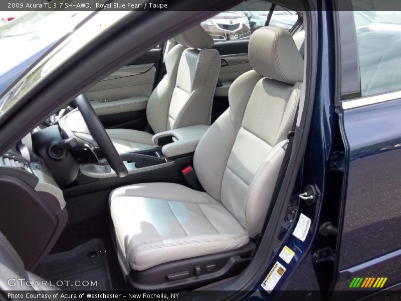 Royal Blue Pearl / Taupe 2009 Acura TL 3.7 SH-AWD
