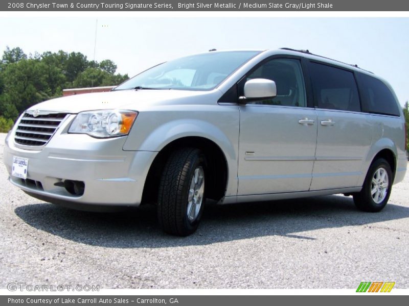 Bright Silver Metallic / Medium Slate Gray/Light Shale 2008 Chrysler Town & Country Touring Signature Series