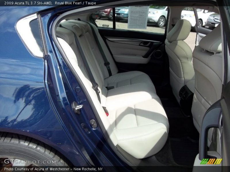 Royal Blue Pearl / Taupe 2009 Acura TL 3.7 SH-AWD