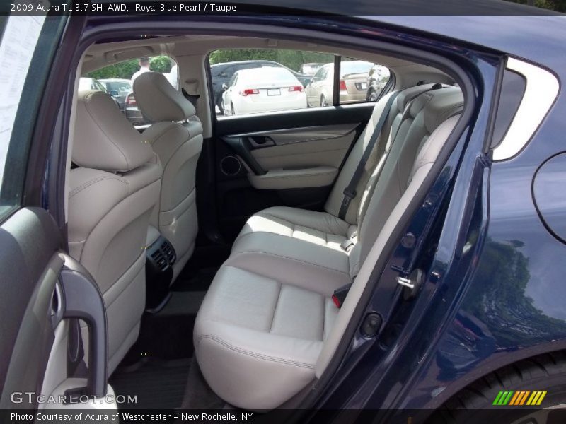 Royal Blue Pearl / Taupe 2009 Acura TL 3.7 SH-AWD