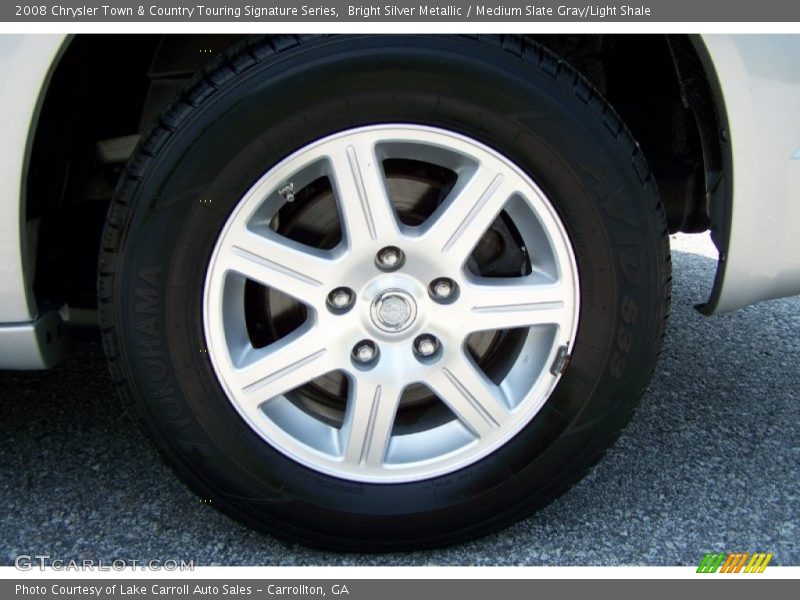 Bright Silver Metallic / Medium Slate Gray/Light Shale 2008 Chrysler Town & Country Touring Signature Series