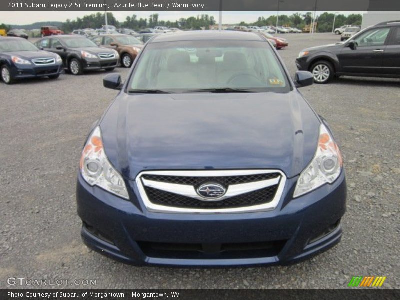 Azurite Blue Pearl / Warm Ivory 2011 Subaru Legacy 2.5i Premium